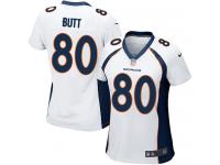 Women's Game Jake Butt #80 Nike White Road Jersey - NFL Denver Broncos