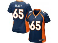 Women's Game Ronald Leary #65 Nike Navy Blue Alternate Jersey - NFL Denver Broncos