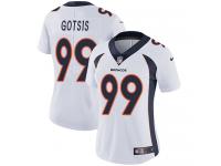 Women's Limited Adam Gotsis #99 Nike White Road Jersey - NFL Denver Broncos Vapor Untouchable