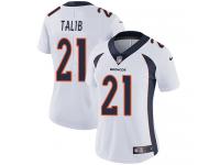 Women's Limited Aqib Talib #21 Nike White Road Jersey - NFL Denver Broncos Vapor Untouchable