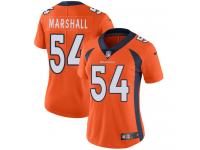 Women's Limited Brandon Marshall #54 Nike Orange Home Jersey - NFL Denver Broncos Vapor Untouchable