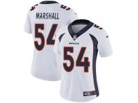 Women's Limited Brandon Marshall #54 Nike White Road Jersey - NFL Denver Broncos Vapor Untouchable