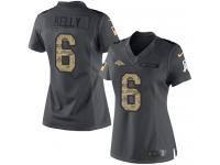 Women's Limited Chad Kelly #6 Nike Black Jersey - NFL Denver Broncos 2016 Salute to Service