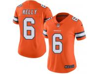 Women's Limited Chad Kelly #6 Nike Orange Jersey - NFL Denver Broncos Rush