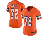 Women's Limited Garett Bolles #72 Nike Orange Jersey - NFL Denver Broncos Rush