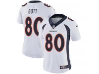 Women's Limited Jake Butt #80 Nike White Road Jersey - NFL Denver Broncos Vapor Untouchable