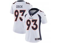 Women's Limited Jared Crick #93 Nike White Road Jersey - NFL Denver Broncos Vapor Untouchable