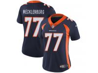 Women's Limited Karl Mecklenburg #77 Nike Navy Blue Alternate Jersey - NFL Denver Broncos Vapor