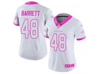 Women's Limited Shaquil Barrett #48 Nike White Pink Jersey - NFL Denver Broncos Rush Fashion