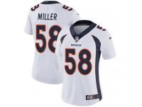 Women's Limited Von Miller #58 Nike White Road Jersey - NFL Denver Broncos Vapor Untouchable