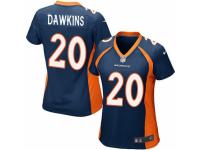 Women's Nike Denver Broncos #20 Brian Dawkins Game Navy Blue Alternate NFL Jersey