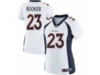 Women's Nike Denver Broncos #23 Devontae Booker Limited White NFL Jersey