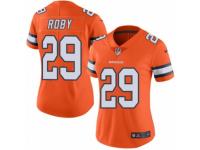 Women's Nike Denver Broncos #29 Bradley Roby Limited Orange Rush NFL Jersey