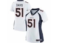 Women's Nike Denver Broncos #51 Todd Davis Limited White NFL Jersey