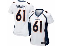 Women's Nike Denver Broncos #61 Matt Paradis Game White NFL Jersey