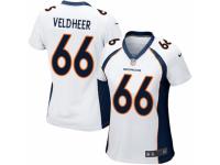 Women's Nike Denver Broncos #66 Jared Veldheer Game White NFL Jersey