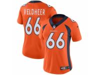 Women's Nike Denver Broncos #66 Jared Veldheer Orange Team Color Vapor Untouchable Limited Player NFL Jersey