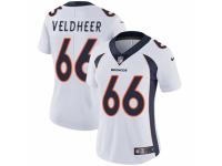 Women's Nike Denver Broncos #66 Jared Veldheer White Vapor Untouchable Limited Player NFL Jersey