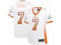 Women's Nike Denver Broncos #7 John Elway Limited White Drift Fashion NFL Jersey