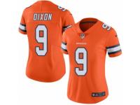 Women's Nike Denver Broncos #9 Riley Dixon Limited Orange Rush NFL Jersey