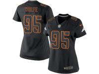 Women's Nike Denver Broncos #95 Derek Wolfe Limited Black Impact NFL Jersey