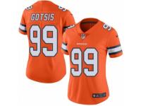 Women's Nike Denver Broncos #99 Adam Gotsis Limited Orange Rush NFL Jersey