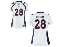 Women's Nike White Denver Broncos #28 Royce Freeman Game Jersey