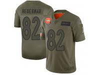 Youth #82 Limited Jeff Heuerman Camo Football Jersey Denver Broncos 2019 Salute to Service