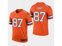 Youth Broncos #87 Noah Fant 2019 NFL Draft Color Rush Legend Jersey - Orange