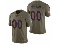 Youth Denver Broncos Olive 2017 Salute To Service Custom Jerseys