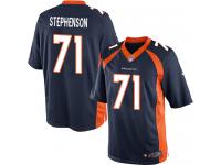 Youth Limited Donald Stephenson Navy Blue Jersey Alternate #71 NFL Denver Broncos Nike