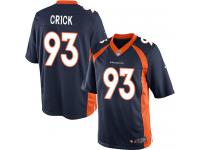 Youth Limited Jared Crick Navy Blue Jersey Alternate #93 NFL Denver Broncos Nike