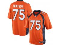 Youth Limited Menelik Watson #75 Nike Orange Home Jersey - NFL Denver Broncos