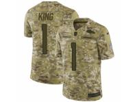 Youth Nike Denver Broncos #1 Marquette King Limited Camo 2018 Salute to Service NFL Jersey