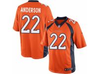 Youth Nike Denver Broncos #22 C.J. Anderson Orange Team Color NFL Jersey