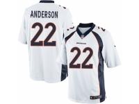 Youth Nike Denver Broncos #22 C.J. Anderson White NFL Jersey