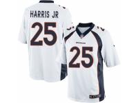 Youth Nike Denver Broncos #25 Chris Harris Jr White NFL Jersey