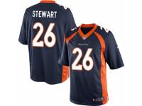 Youth Nike Denver Broncos #26 Darian Stewart Navy Blue Alternate NFL Jersey