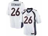 Youth Nike Denver Broncos #26 Darian Stewart White NFL Jersey