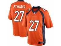 Youth Nike Denver Broncos 27 Steve Atwater Orange Team Color NFL Jersey