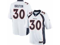 Youth Nike Denver Broncos #30 David Bruton White NFL Jersey