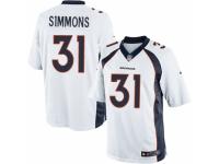 Youth Nike Denver Broncos #31 Justin Simmons White NFL Jersey