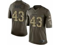 Youth Nike Denver Broncos #43 T.J. Ward Limited Green Salute to Service NFL Jersey