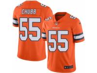 Youth Nike Denver Broncos #55 Bradley Chubb Limited Orange Rush Vapor Untouchable NFL Jersey