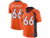 Youth Nike Denver Broncos #66 Jared Veldheer Orange Team Color Vapor Untouchable Limited Player NFL Jersey