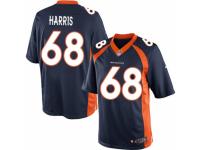 Youth Nike Denver Broncos #68 Ryan Harris Navy Blue Alternate NFL Jersey