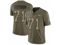 Youth Nike Denver Broncos #71 Donald Stephenson Limited Olive/Camo 2017 Salute to Service NFL Jersey