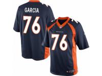 Youth Nike Denver Broncos #76 Max Garcia Limited Navy Blue Alternate NFL Jersey