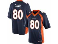 Youth Nike Denver Broncos #80 Vernon Davis Game Navy Blue Alternate NFL Jersey