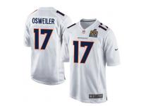 Youth Nike NFL Denver Broncos #17 Brock Osweiler Super Bowl 50 Game White Jersey